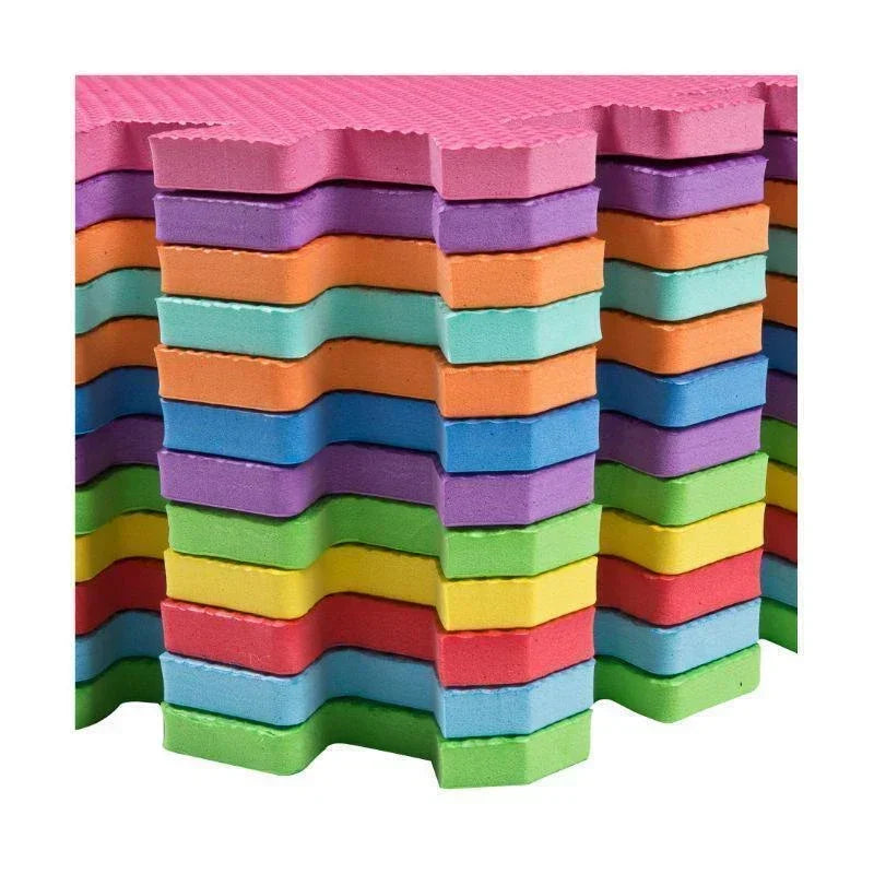 Large Eva Foam Mat Soft Floor Tiles Interlocking Play Kids Baby Mats Gym 30x30cm — on a clean white background