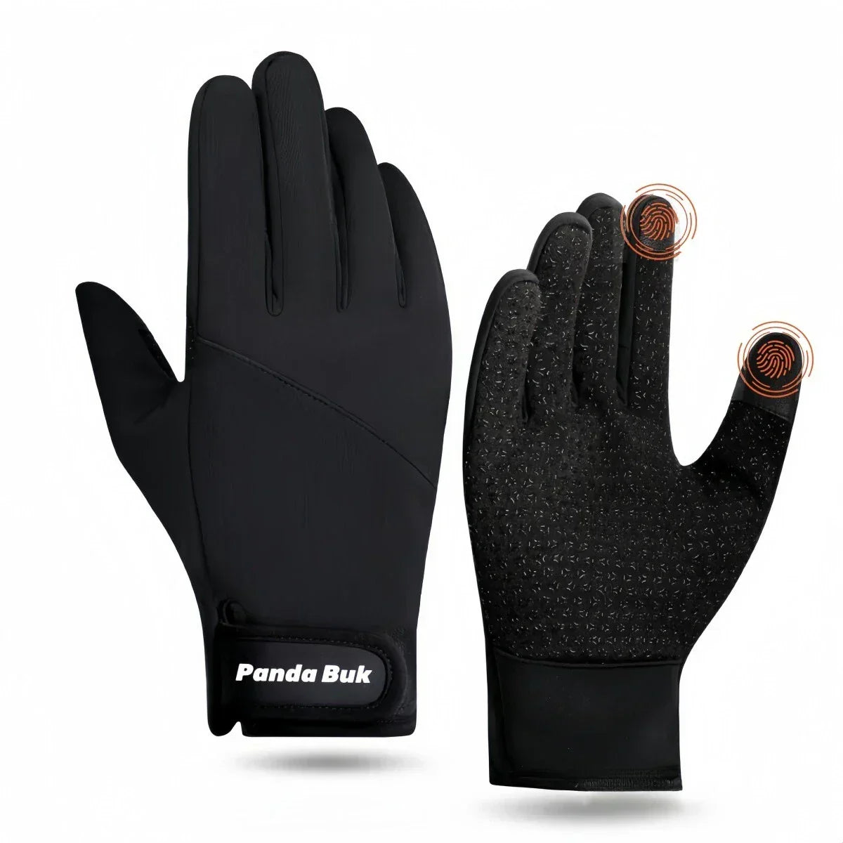 Winter Warm Gloves Thermal Touch Screen Thermal Waterproof Gloves For Cycling — on a clean white background