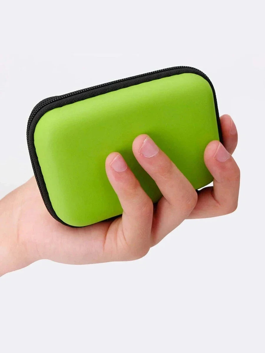 Travel Cable & Tech Accessory Organiser Pouch — on a clean white background