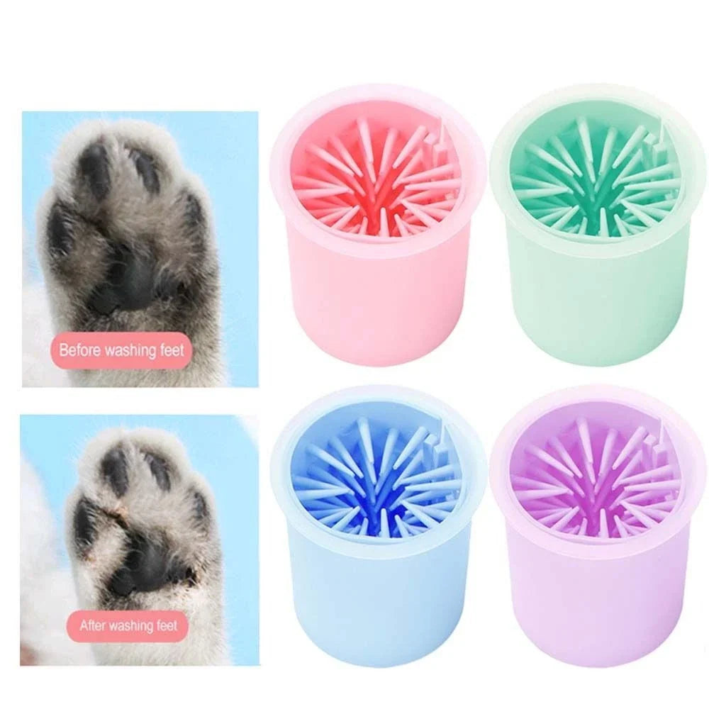 Soft-silicone dog paw cleaner cup representing the Pet Finds collection