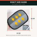 Double-Sided Pet Hair Removal Mitt for Furniture & Clothing — 24 × 16 cm — alternate product view 4