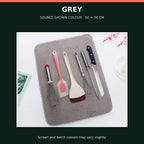 Large Microfibre Dish Drying Mat — 50 × 38 cm — Grey — product view