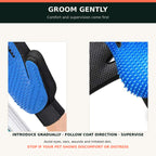 Reusable Pet Hair Remover Roller, Grooming Glove & Travel Brush — 3 Piece Set — alternate product view 8