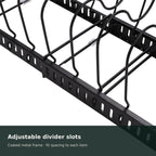 Expandable Pan & Lid Organiser Rack — 10 Dividers — alternate product view 3