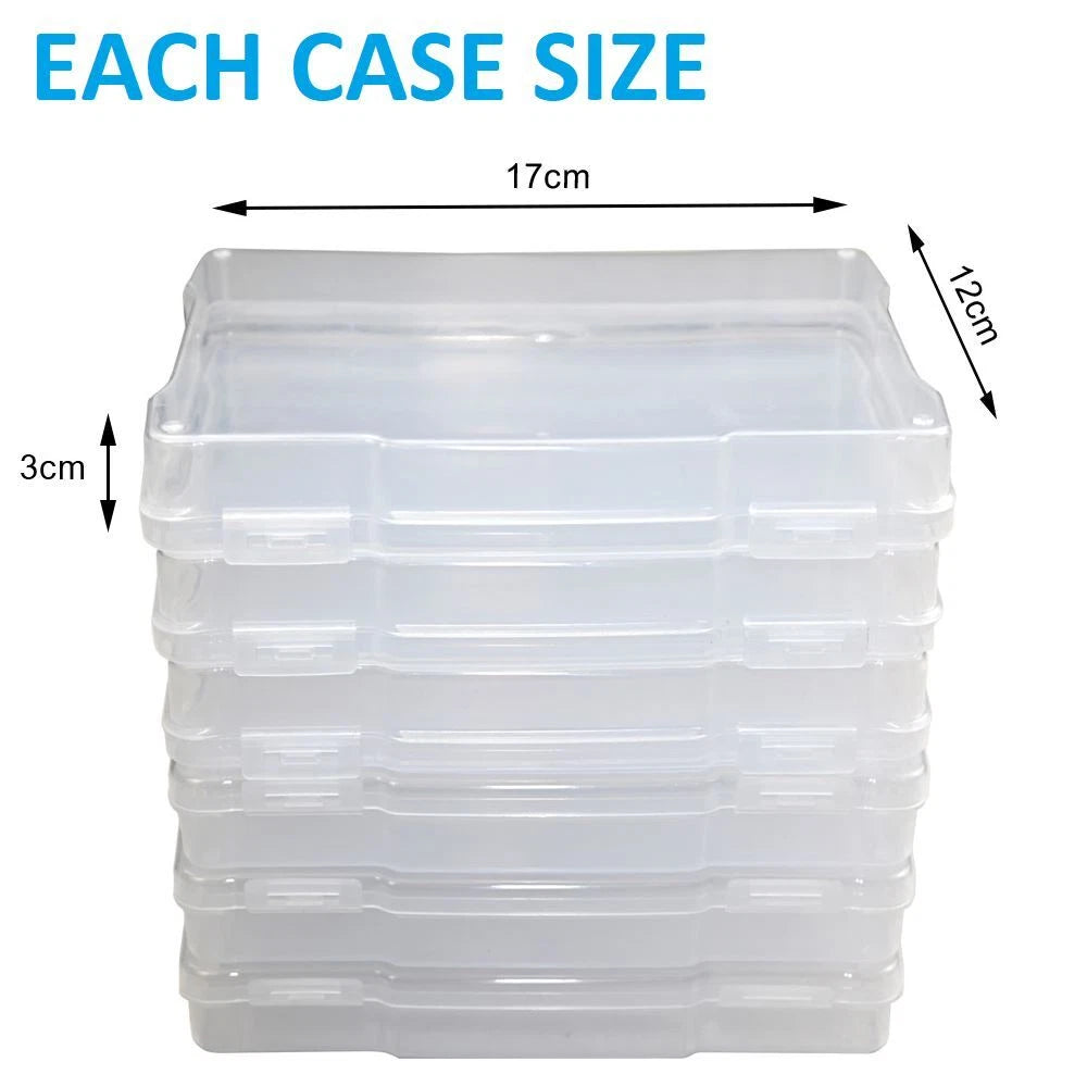 clear jumbo photo storage box with inner cases — view 3