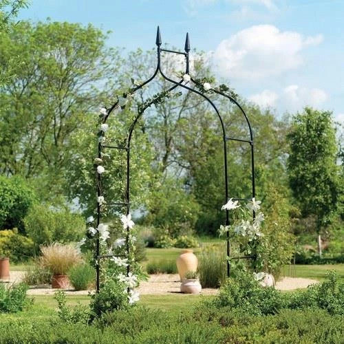 Traditional Garden Arch Heavy Duty Metal Archway 2.5m — alternate product view 2