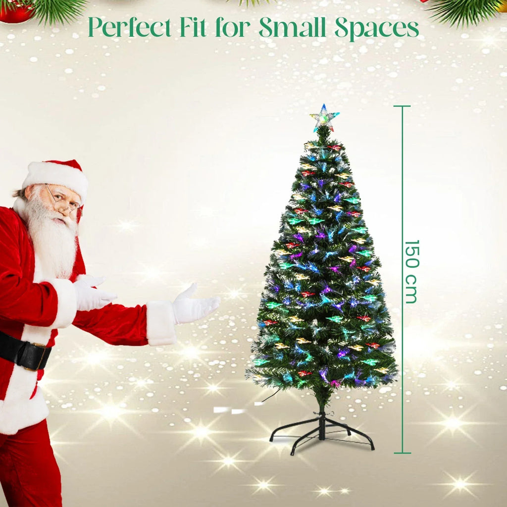Christmas Tree Fibre Optic Artificial Colour Changing Xmas decor 4FT 5FT — 5FT — product view