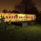 Happy Halloween Hanging Banner Flag Party Celebrate Foldable Home Outdoor Decor — alternate product view 7