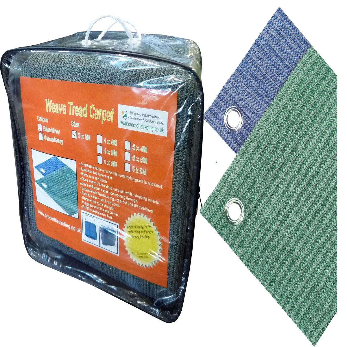 Outdoor Carpet Flooring Marquee Caravan Awning Gazebo Tent Festival Matting — main product view
