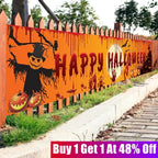 Happy Halloween Hanging Banner Flag Party Celebrate Foldable Home Outdoor Decor — alternate product view 2