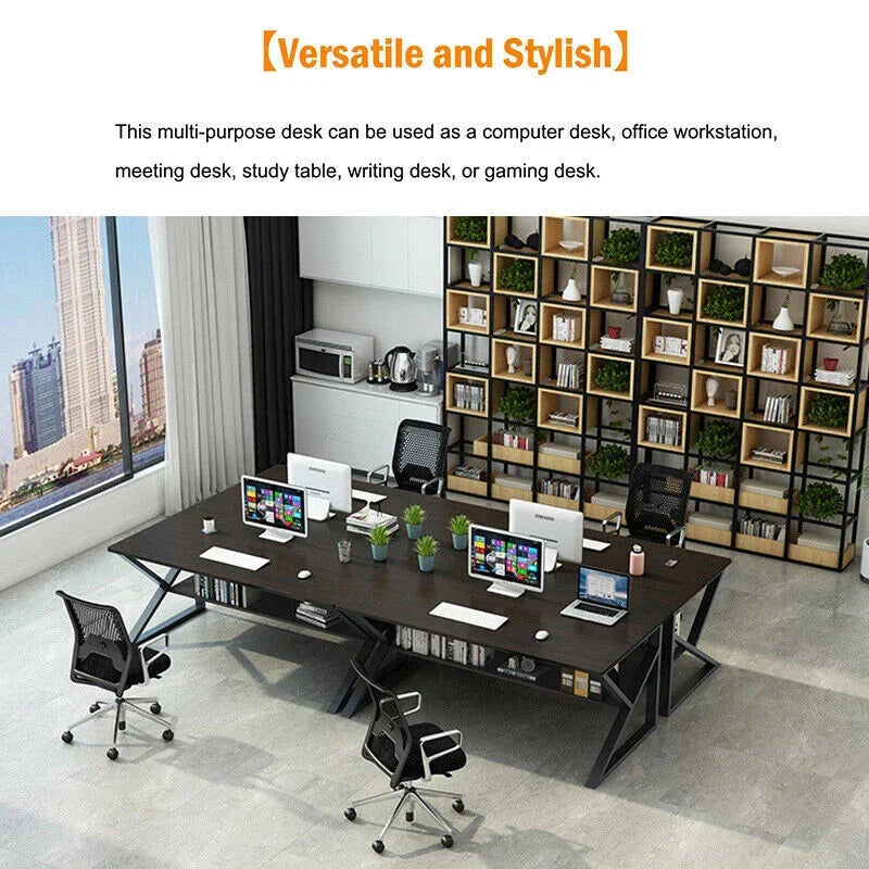 Computer Desk Laptop Pc Study Table Office Desk Home Furniture Workstation Shelf — alternate product view 8