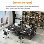 Computer Desk Laptop Pc Study Table Office Desk Home Furniture Workstation Shelf — alternate product view 8