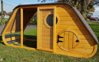 Large Chicken Coop Chicken House Hatched Noah's Ark Hen House Rabbit Hutch — alternate product view 3