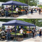 3x6M Pop Up Gazebo Outdoor Patio Party Event Heavy Duty Canopy w/ 6 WallSides UK — alternate product view 5