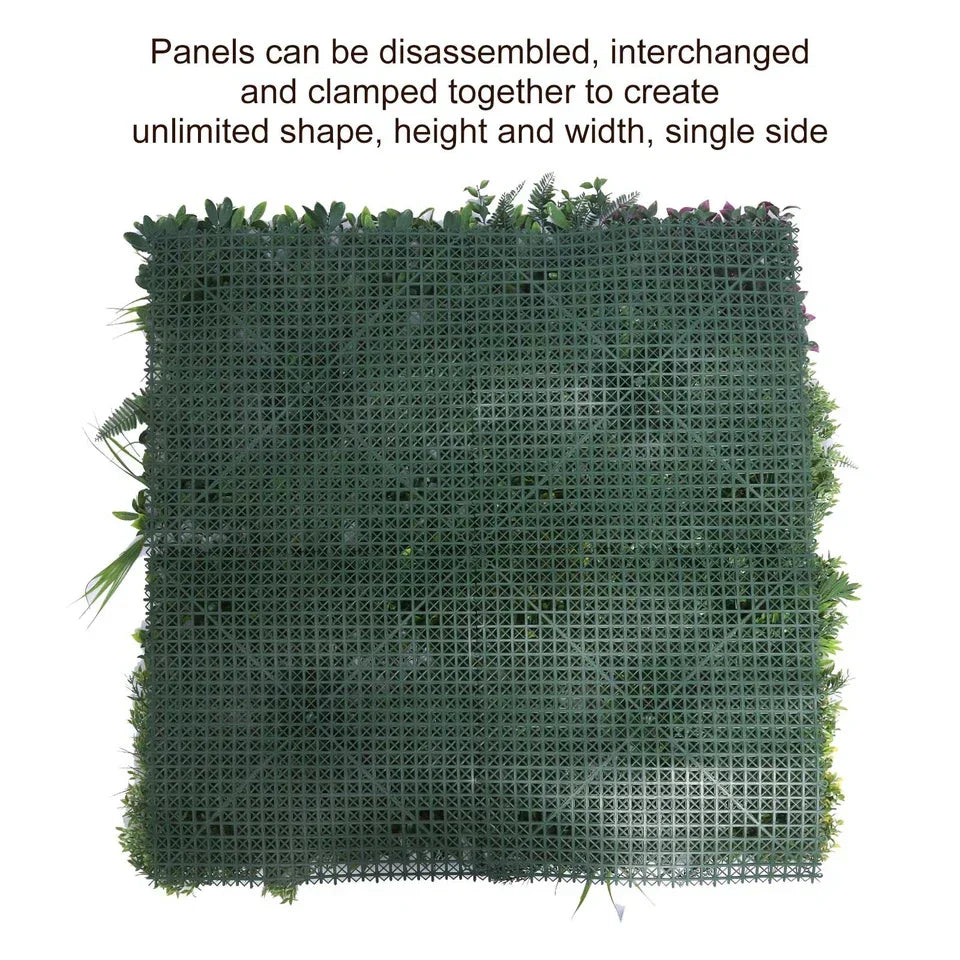Artificial Green Living Wall Hedge Plant Panel In / Outdoor UV Stable 100x100cm — alternate product view 11