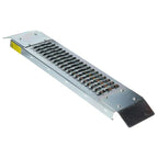Loading Ramp 500Lb Double Ended Steel Quad Mower Trailer Van Truck Load Non Slip — on a clean white background