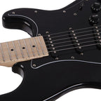 Glarry GST Electric Guitar W/ Pickguard 3 Single Pickup Bag Strap Wire Plectrum — alternate product view 6