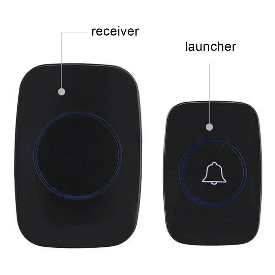 Wireless Doorbell Waterproof Range Door Bells Kit Cordless Plug-in Home Office — alternate product view 12
