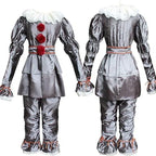 Adult Pennywise Clown Costume Halloween Cosplay Suit Outfit Fancy ( Dress Only) — alternate product view 2