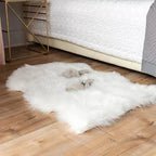 Large Faux Fur Sheepskin Rug Fluffy Mat Room Sofa Hairy Mat Shaggy Floor Carpet — alternate product view 15