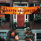Happy Halloween Hanging Banner Flag Party Celebrate Foldable Home Outdoor Decor — alternate product view 5