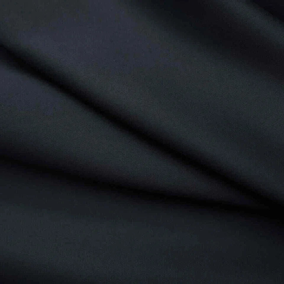 Blackout Curtain with Hooks Blind Drapery Window Covering ( Black) — alternate product view 4