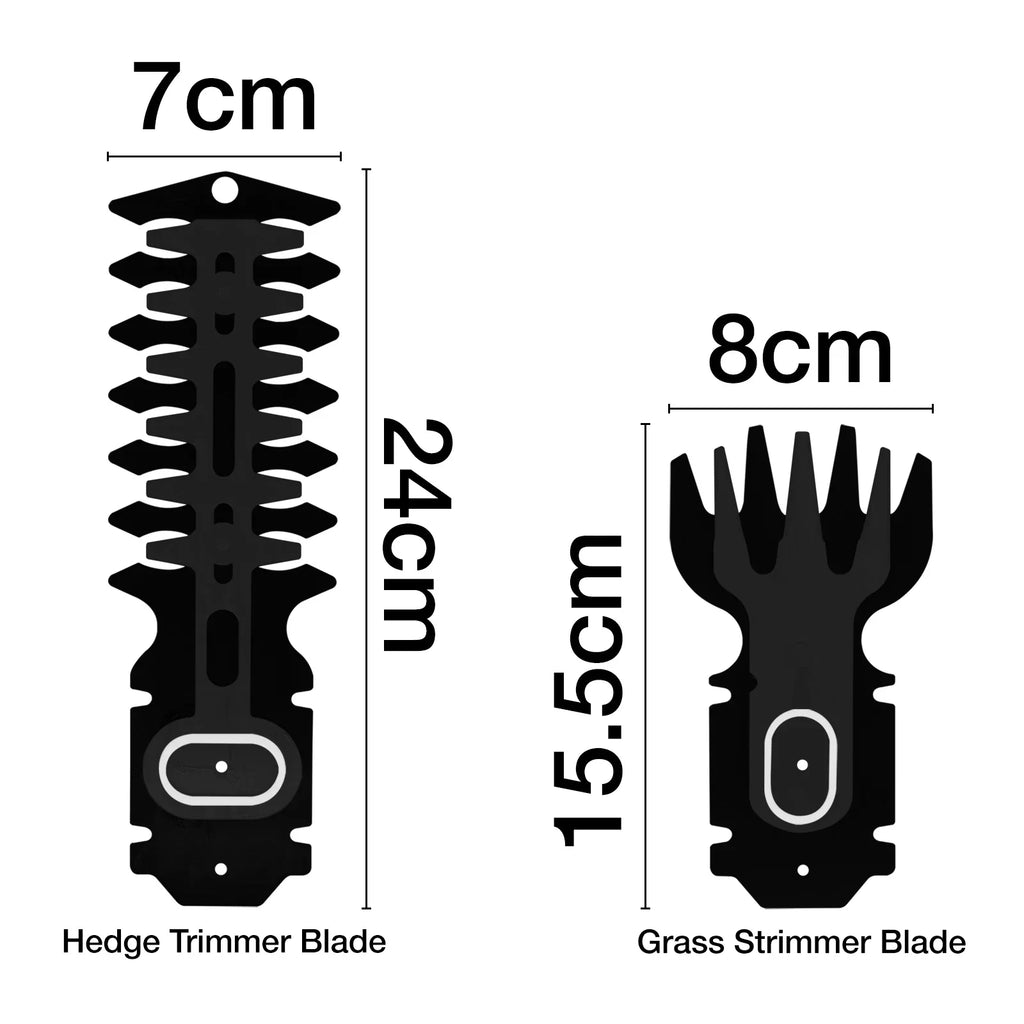 Electric Hedge Trimmer Cordless 2 in 1 7.2V Handheld Multi Tool Bush Cutter — alternate product view 9