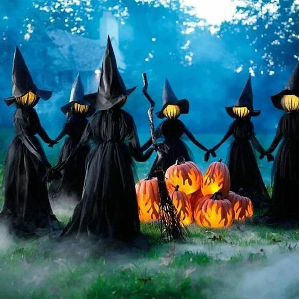 LightUp Witches Screaming Halloween Party Outdoor Decor — alternate product view 4