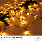 100cm LED Light Halloween Decoration Giant Spider Web Party Props Outdoor Decor — alternate product view 2