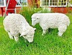 Spring Lamb Garden Ornament Resin Laying Down Sheep Statue Farmyard Gift Garden — alternate product view 3