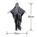 Faceless Ghost Light Up Animatronic Ghost - Halloween Decoration Prop (2 Pack) — on a clean white background