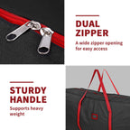Black Christmas tree storage bag — alternate product view 7