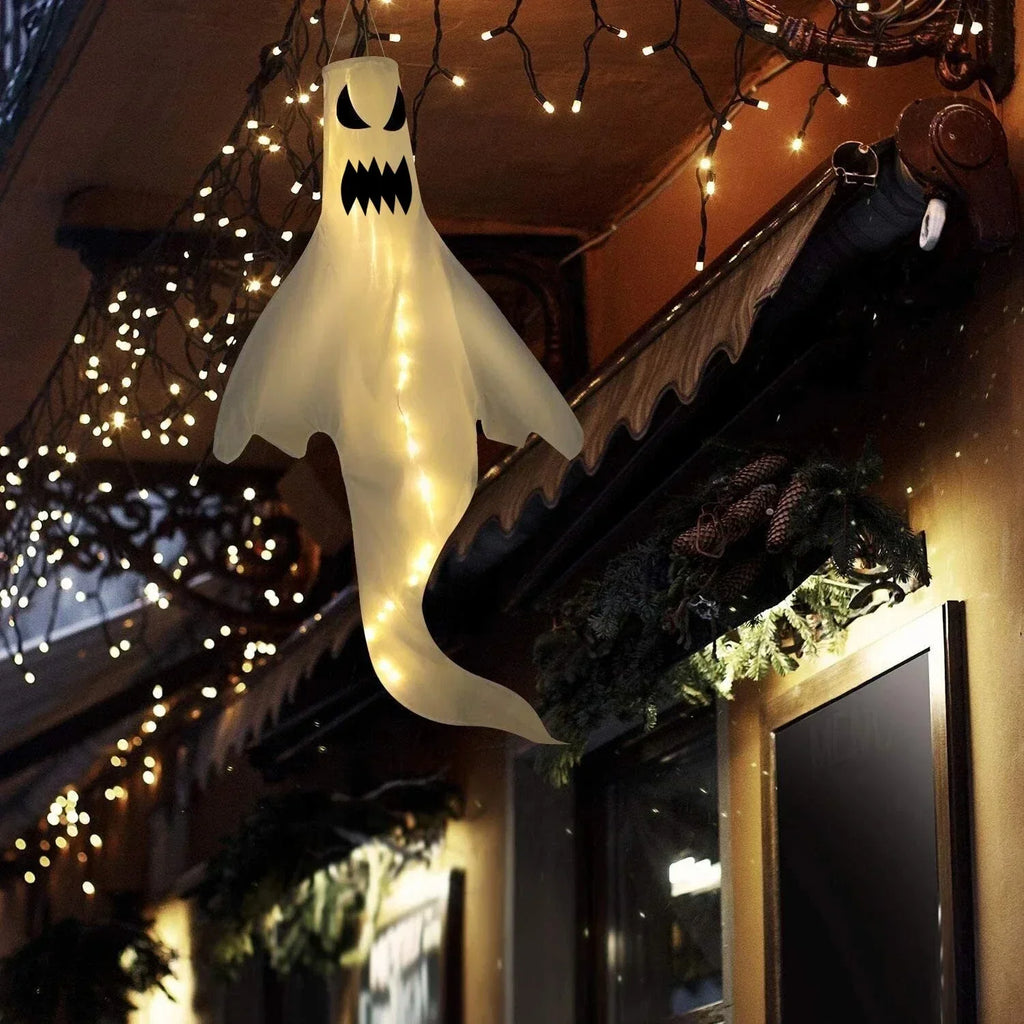 4X Halloween LED Light Ghost Outdoor Decors Garden Prop Party Hanging Decor — alternate product view 4