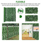 3M Artificial Garden Fence Hedge Ivy Leaf Wall Privacy Balcony Screening Trellis — alternate product view 8