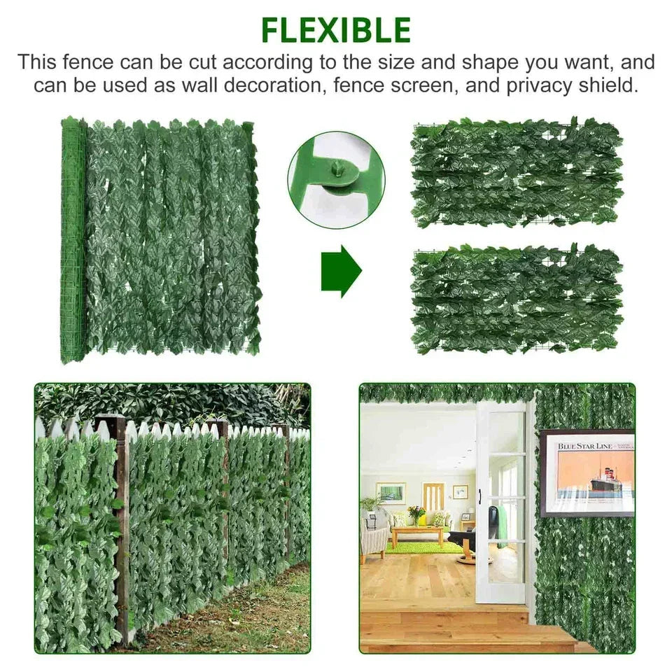 3M Artificial Garden Fence Hedge Ivy Leaf Wall Privacy Balcony Screening Trellis — alternate product view 8
