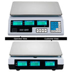 40Kg Digital Pricing Scale Electronic Price Computing Weight Shop Market UK Plug — alternate product view 5