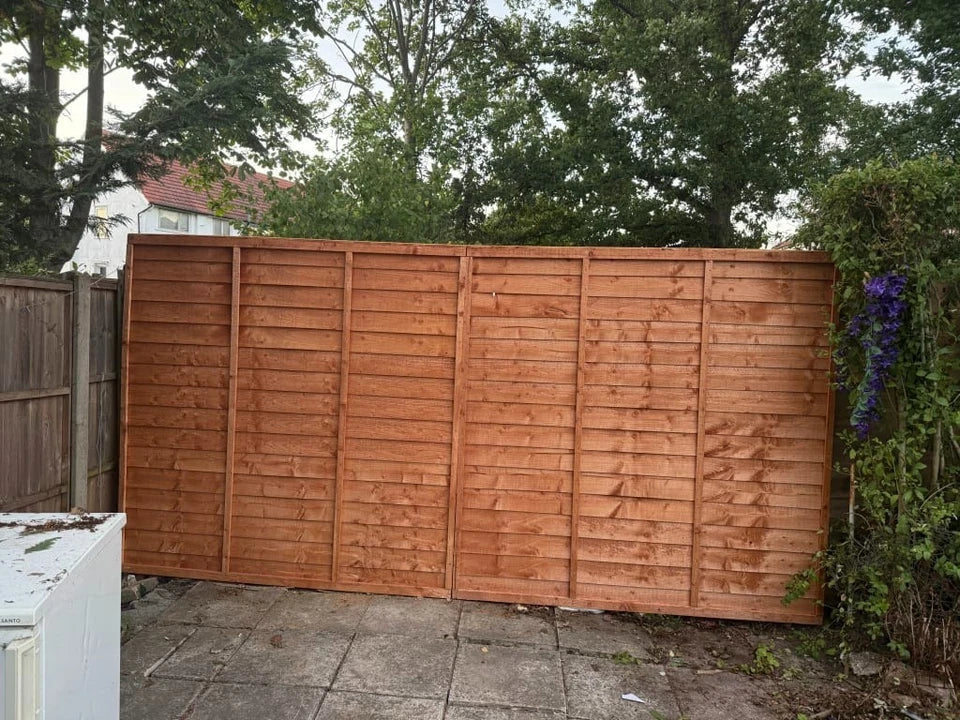 Dip Treated Overlap Fence Panel - (6 x 6ft / 6 x 5ft /6 x 4ft / 6 x 3ft) — alternate product view 5