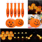 5PCS Halloween Decoration Inflatable Pumpkin with LED Lights Party Light Garden — alternate product view 10