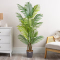Artificial Areca Palm Tree Natural Looking Faux Plant in Pot — alternate product view 2