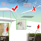3x9m Outdoor Garden Gazebo Wedding Party Tent Canopy Marquee — alternate product view 11