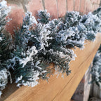 9ft (2.7m) Premier Christmas Snow Flocked Woodcote Fir Garland — alternate product view 5