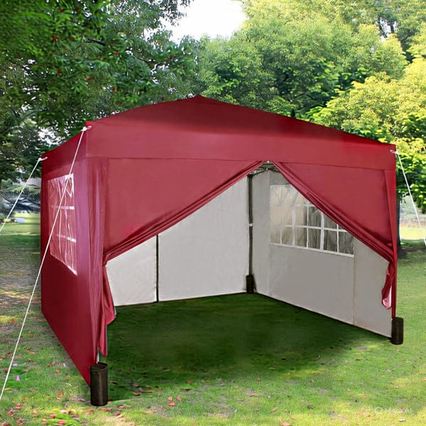 3x3m Pop up Heavy Duty Gazebo With Sides And Weight bags — alternate product view 4