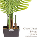 Artificial Areca Palm Tree Natural Looking Faux Plant in Pot — alternate product view 5