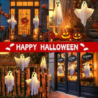 3X Halloween Decoration LED Light Ghost Outdoor Garden Party Home Hanging Props — alternate product view 3