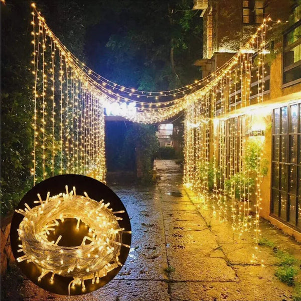 Fairy String Lights 10-50m Mains Plug In Christmas Tree Indoor & Outdoor Remote — alternate product view 3