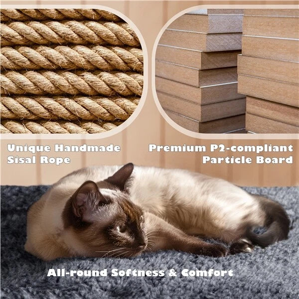 Cat Tree Cat Tower Cat Condo with Scratching Posts & Ladder for Cats Kittens — alternate product view 8