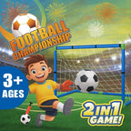 Kids 2in1 Portable Soccer Goal Post Up Football Target Board With Net, Ball Pump — alternate product view 3