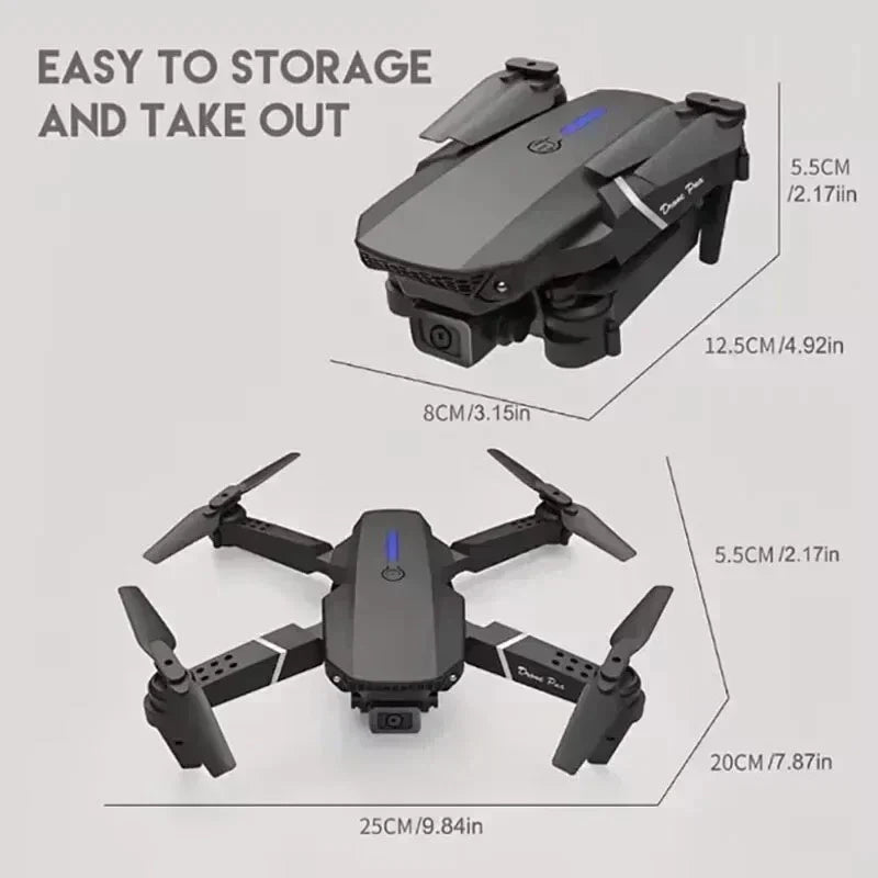 2024 Drone RC Drones Pro 4K HD Camera GPS WIFI FPV Quadcopter Foldable Bag Gifts — alternate product view 4
