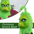 The Grinch Latex Mask Adults Costume Cosplay Christmas Fancy Dress Outfits — alternate product view 10