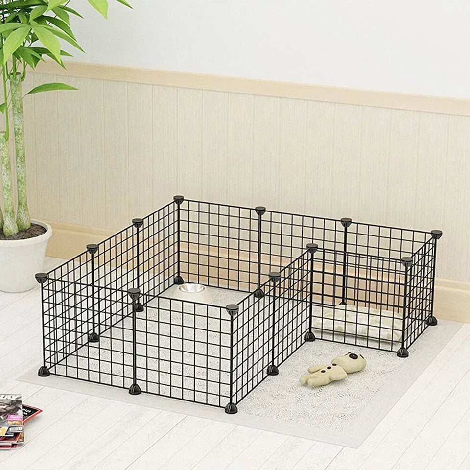 12 Panel Pet Playpen Metal Puppy Dog Small Animals Cage Run Fence Indoor Outdoor — main product view